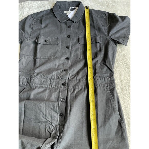 OUTERKNOWN S.E.A. Suit Modified Cap Sleeve Utility Romper Jumpsuit M Storm $168 - Picture 4 of 11